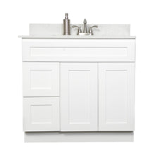 Load image into Gallery viewer, V3621DL  36” vanity with drawer - White Shaker