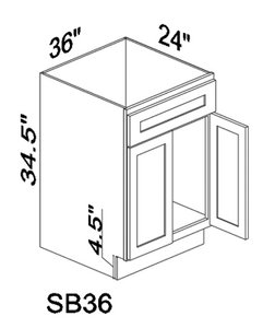 SB36 36" sink base cabinet - Gray
