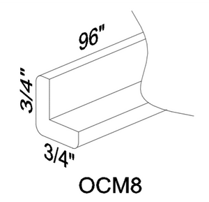 OCM8 Outside Corner Molding 3/4 - Gray