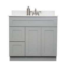 Load image into Gallery viewer, V3621DL  36” vanity with drawer - Gray Shaker