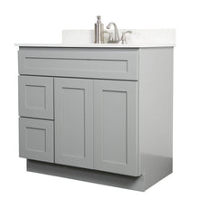 Load image into Gallery viewer, V3621DL  36” vanity with drawer - White Shaker