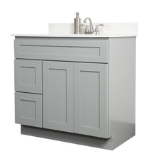 Load image into Gallery viewer, V3621DL  36” vanity with drawer - Gray Shaker