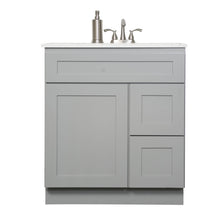 Load image into Gallery viewer, V3021DR 30” vanity with drawer - Gray Shaker