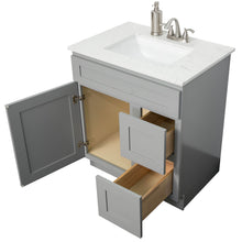 Load image into Gallery viewer, V3021DR 30” vanity with drawer - White Shaker