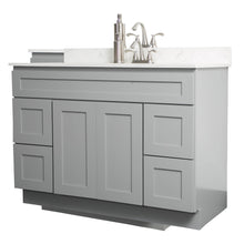 Load image into Gallery viewer, V4821D  48” vanity with drawer - Gray Shaker
