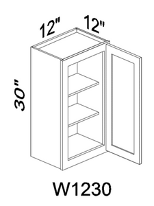 W1230 30" tall wall cabinet - Gray