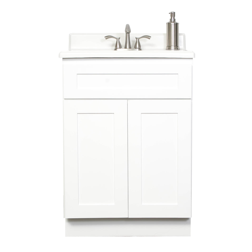 V2421 24” vanity - White Shaker