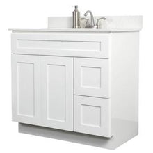 Load image into Gallery viewer, V3621DR  36” vanity with drawer - White Shaker