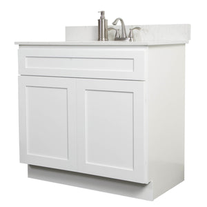 V3621  36” vanity - White Shaker