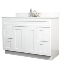Load image into Gallery viewer, V4821D  48” vanity with drawer - White Shaker