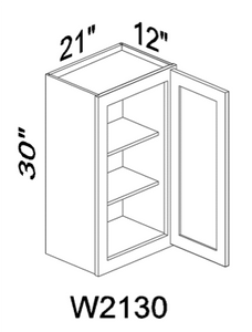 W2130 30" tall wall cabinet - White