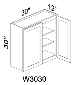 W3030 30" tall wall cabinet - Gray
