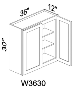 W3630 30" tall wall cabinet - White