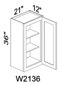 W2136 36" tall wall cabinet - White