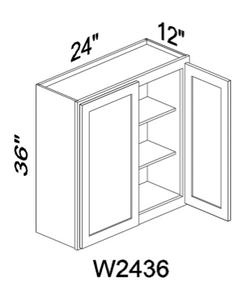 W2436 36" tall wall cabinet - Gray