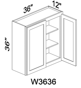W3636 36" tall wall cabinet - Gray