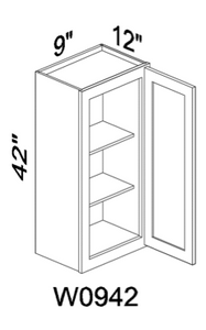 W0942 42" tall wall cabinet - Gray