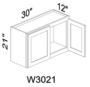 W3021 21" tall wall cabinet - Gray