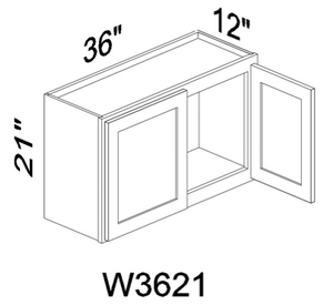 W3621 21" tall wall cabinet - Gray