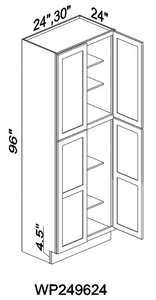 WP249624 96“tall whiet pantry - White