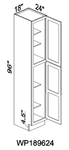 WP189624 96“tall whiet pantry - Gray