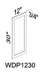 WDP1230 Wall End Panel - White