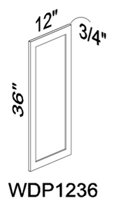 WDP1236 Wall End Panel - Gray