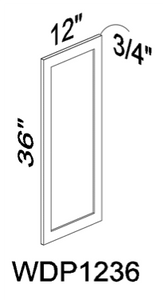 WDP1236 Wall End Panel - White